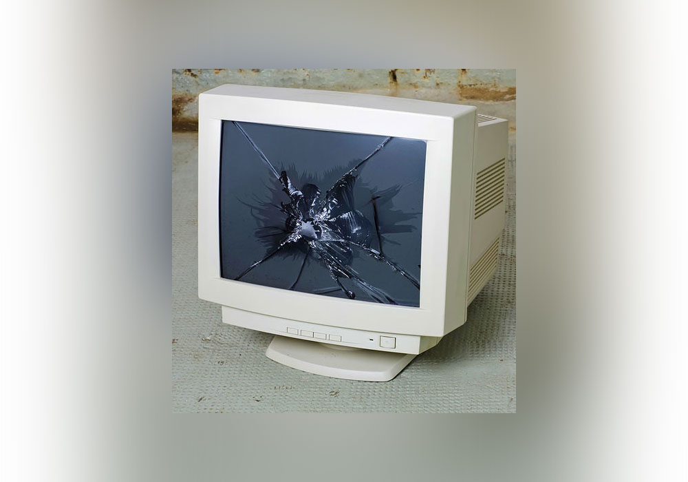 Broken computer