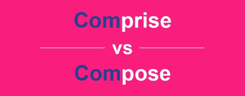 Comprise vs. Compose