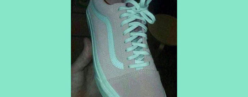 chaussure couleur illusion
