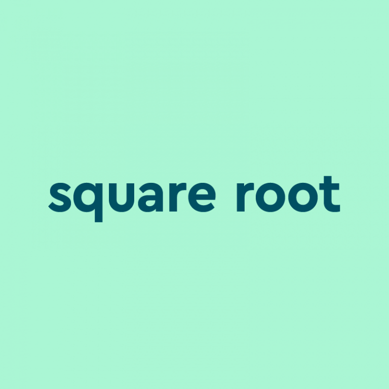 square root Meaning & Origin Slang by