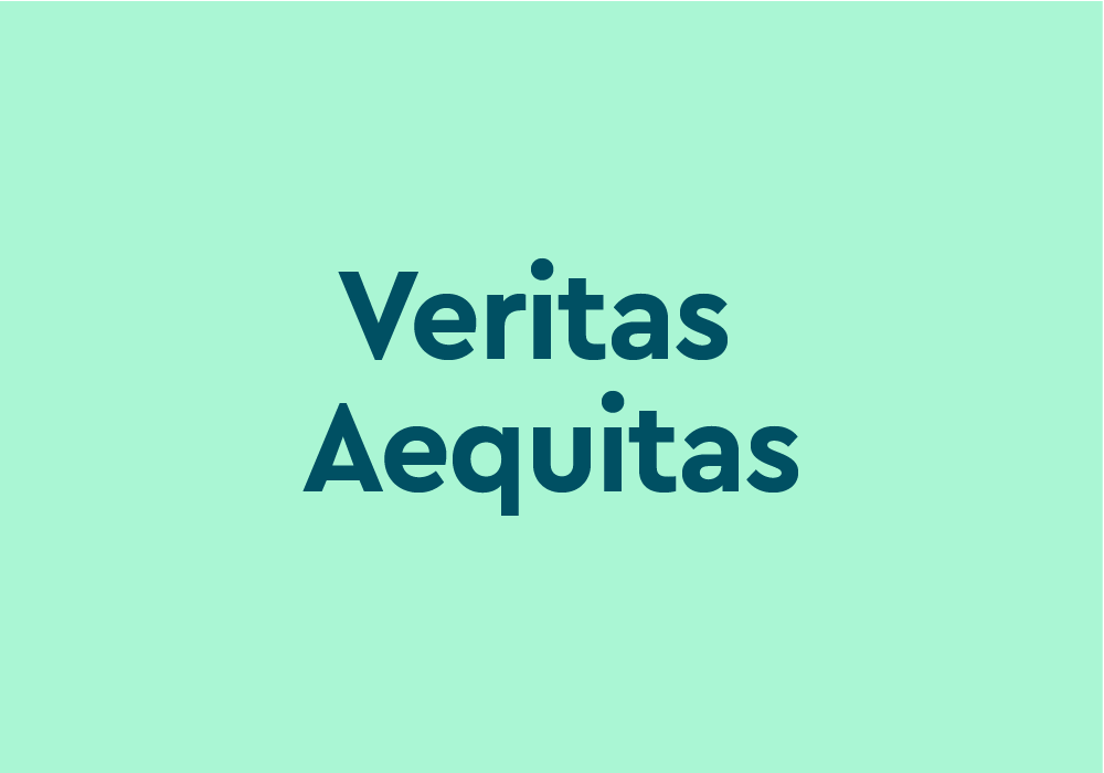 Veritas Aequitas Is Latin. 