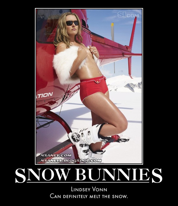 Examples of snow bunny. 