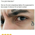 Teardrop Tattoo Dictionary Com