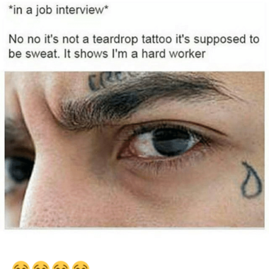 Teardrop Tattoo Meaning Pop Culture By Dictionary Com