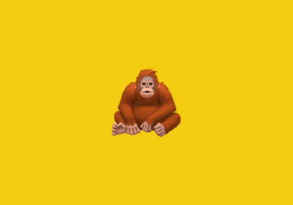 🦧 Orangutan emoji Meaning 