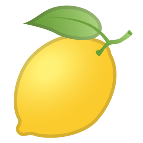 🍋 Lemon emoji Meaning