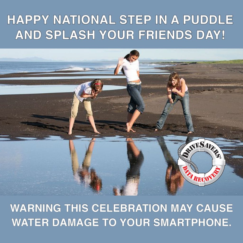 National Step in a Puddle and Splash Your Friends Day Meaning Pop Culture by