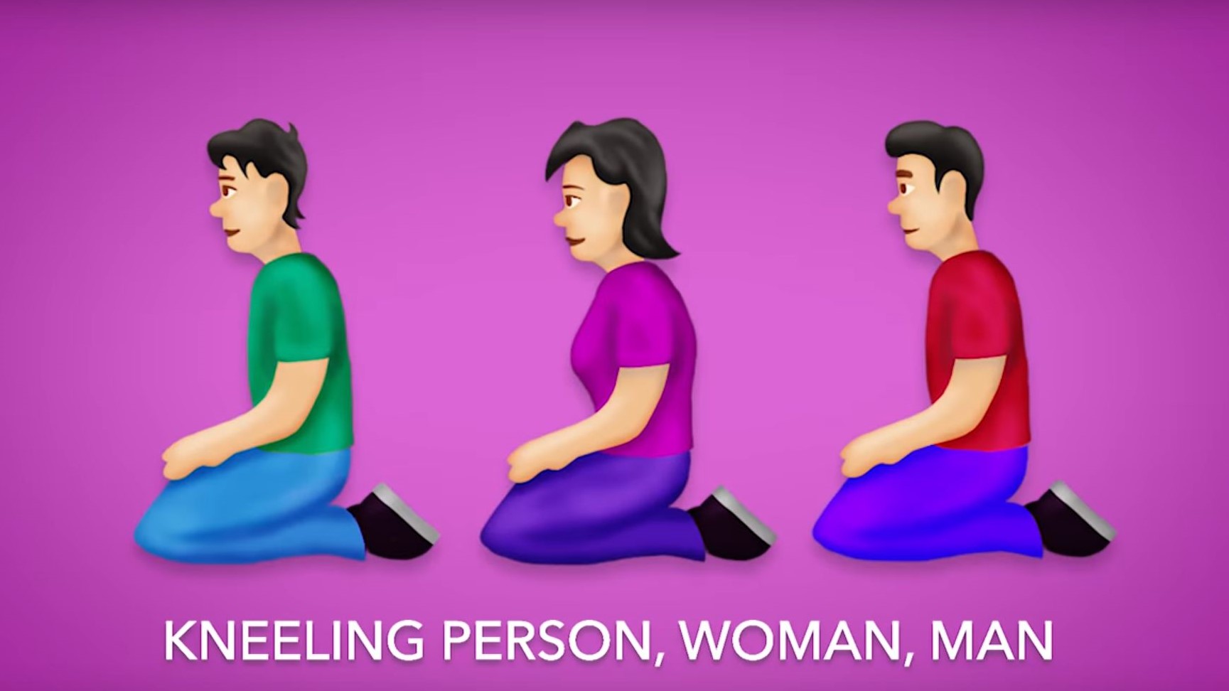 🧎Person Kneeling emoji Meaning