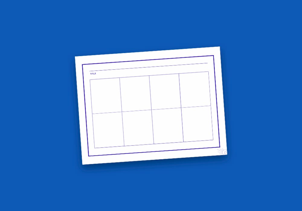 Free Printable Comic Book Template For Kids