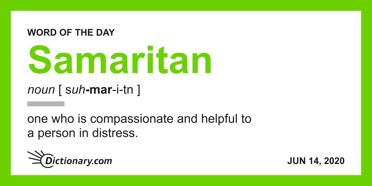 Word of the Day Samaritan