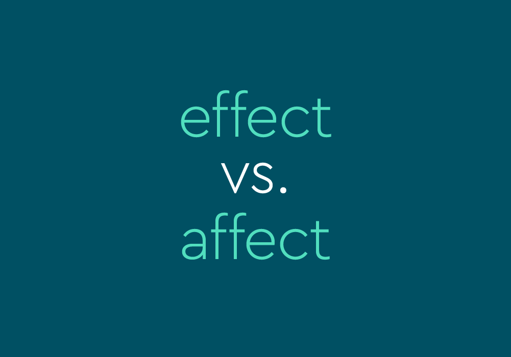 Affect Vs Effect Worksheet
