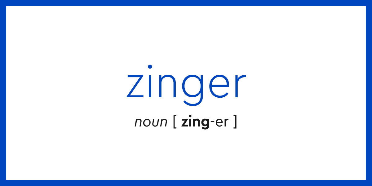 Word of the Day zinger
