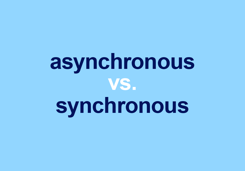 What does asynchronous online learning provides