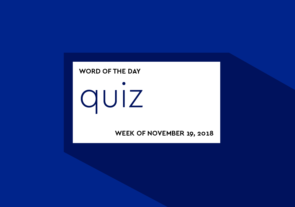 This Throwback Word Of The Day Quiz Is Yours, Buster