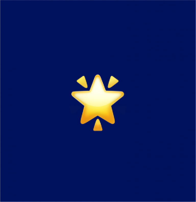 🌟 Glowing Star emoji Meaning