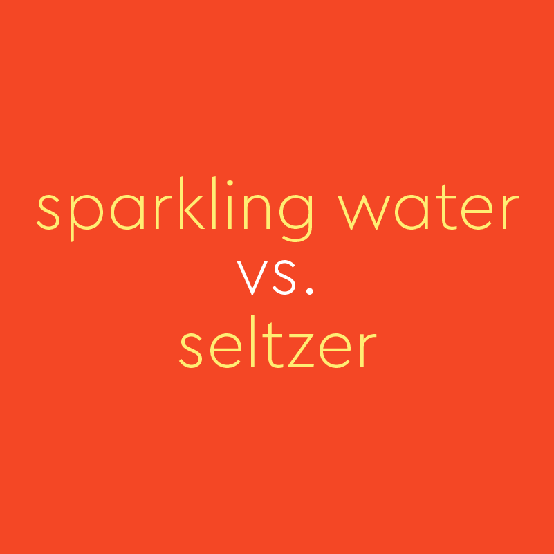 “Sparkling Water” vs. “Seltzer” vs. Soda” What’s The Difference