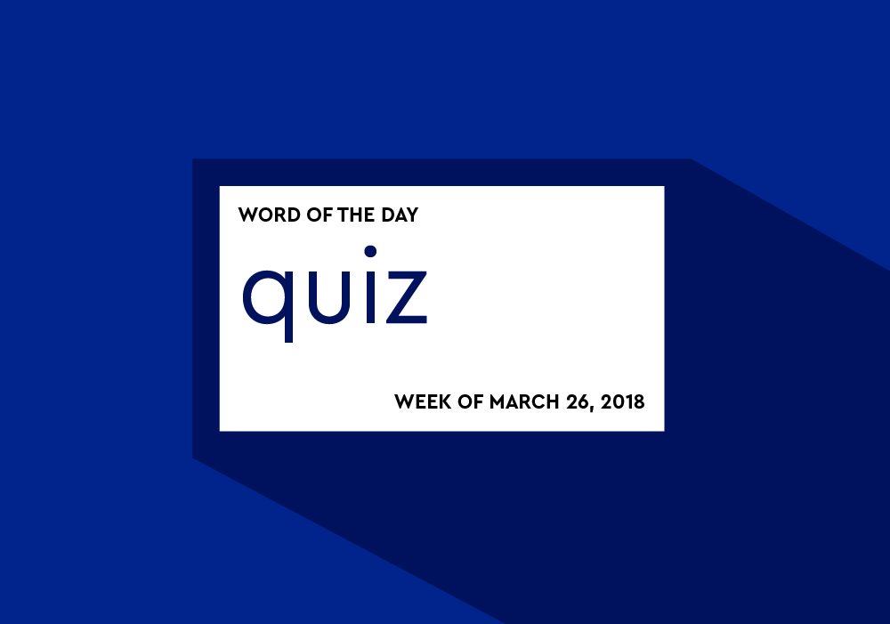 This Throwback Word Of The Day Quiz Is Your Kismet