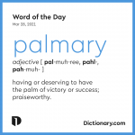 Word Of The Day Palmary Dictionary Com Word Of The Day Palmary Dictionary Com