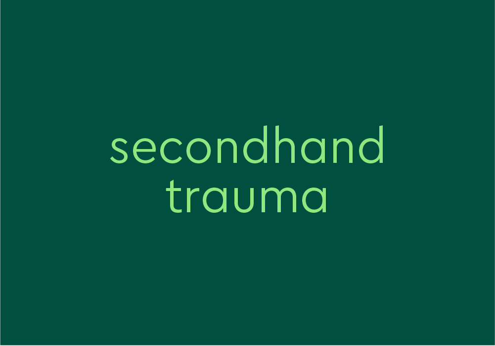 Secondhand Trauma Meaning Origin Dictionary