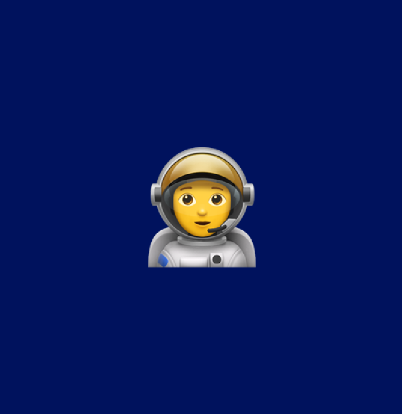 🧑‍🚀 Astronaut emoji Meaning