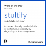 stultify example