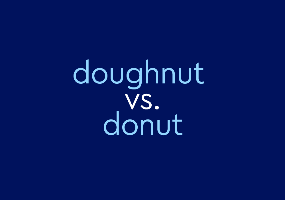 "Doughnut" vs. "Donut" What's The Difference?