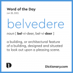 belvedere meaning