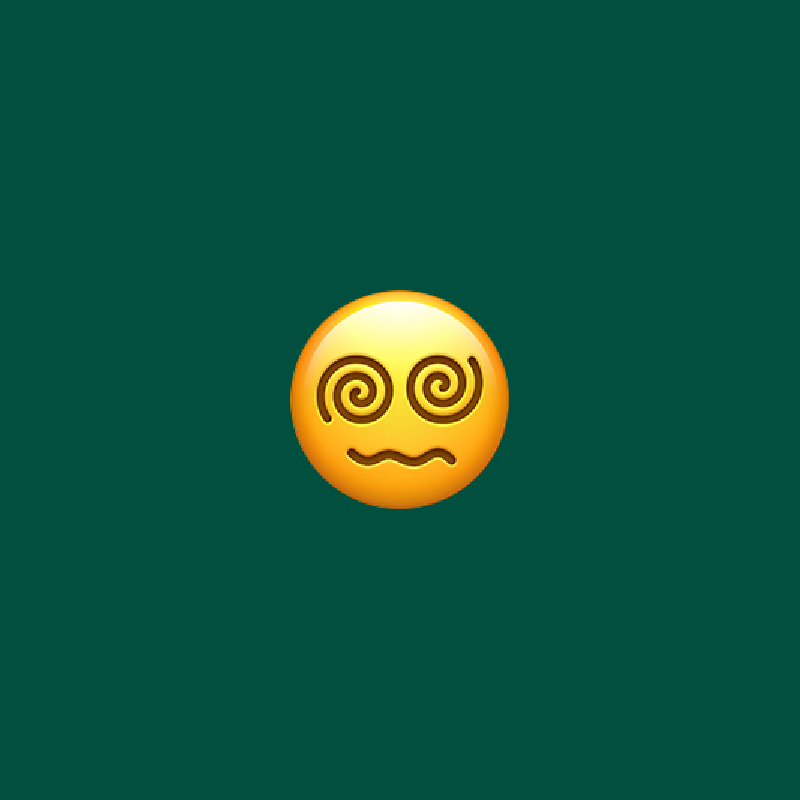 😵‍💫 Face With Spiral Eyes emoji Meaning