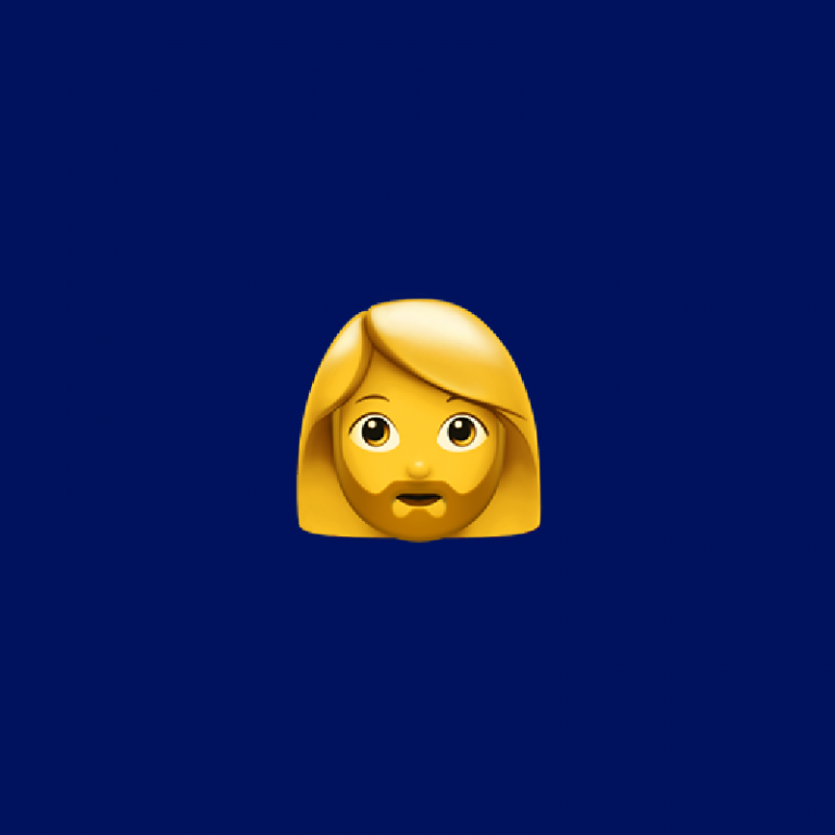 🧔‍♀️ Woman with Beard emoji Meaning