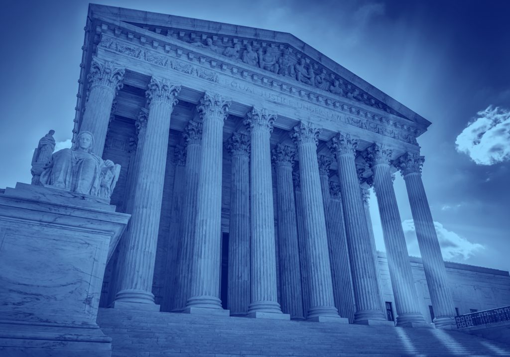 The US Supreme Court building