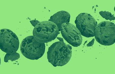 cookies in a green filter