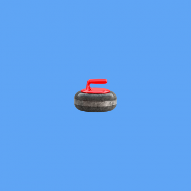 Curling stone emoji