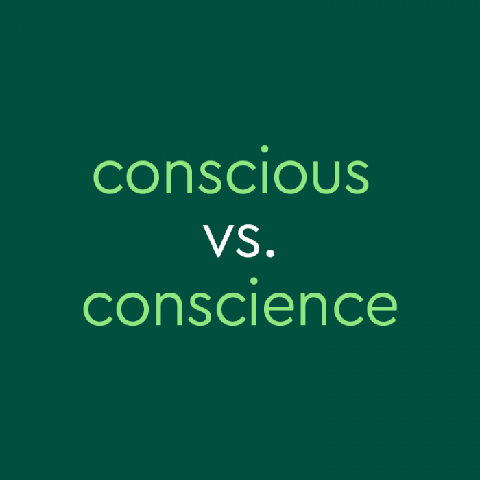 “Conscious” vs. “Conscience” How To Be Aware Of Their Differences