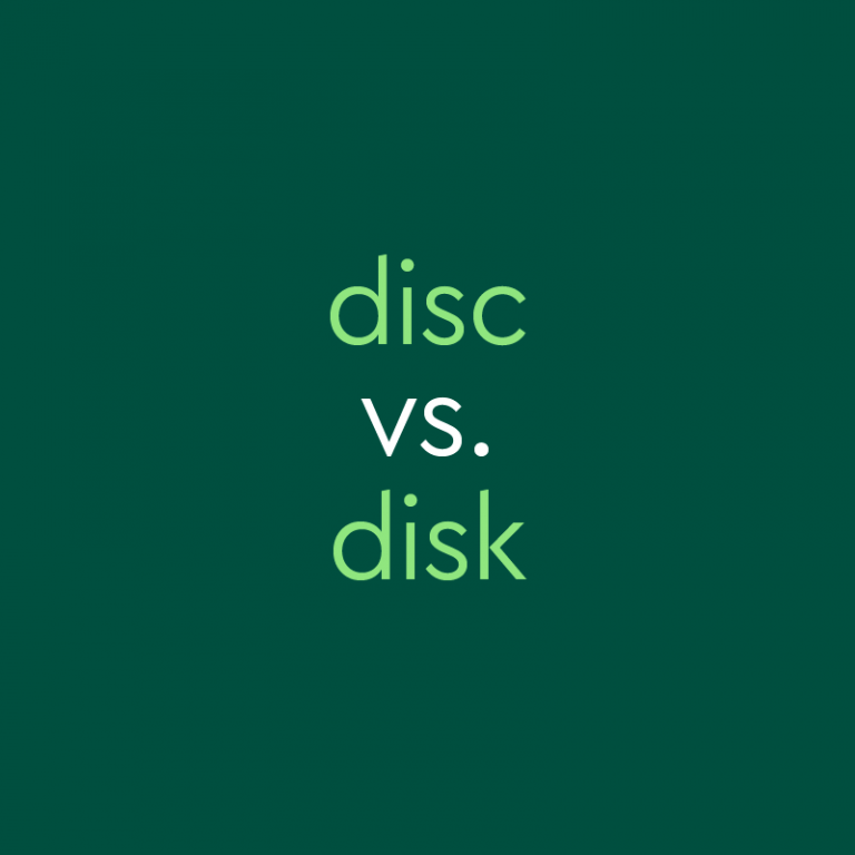 “Disc” vs. “Disk” Get Around The Different Uses For Each One