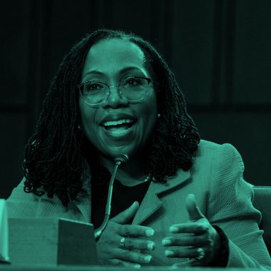 Judge Ketanji Brown Jackson testifies during the Senate Judiciary Committee's confirmation hearing on her nomination to the U.S. Supreme Court, on Capitol Hill in Washington, U.S., March 22, 2022. REUTERS/Michael A McCoy