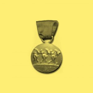 National Medal of Arts, filtered yellow on light yellow background.