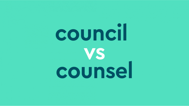 dark teal text on light teal background: "council vs. counsel"