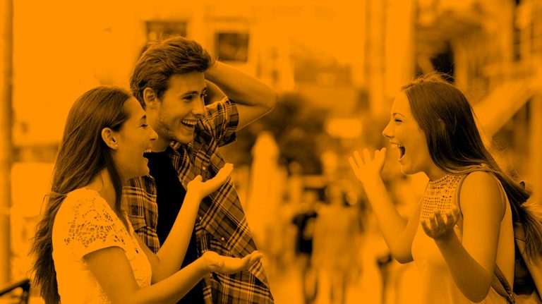 group of friends meeting