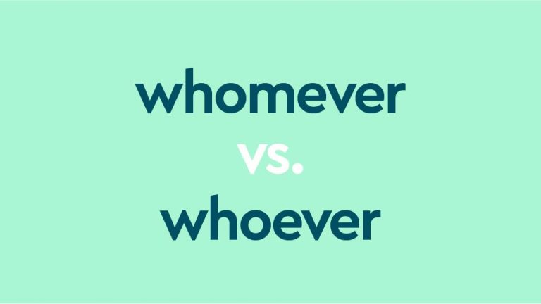 dark aqua text "whomever vs whoever" on light aqua background