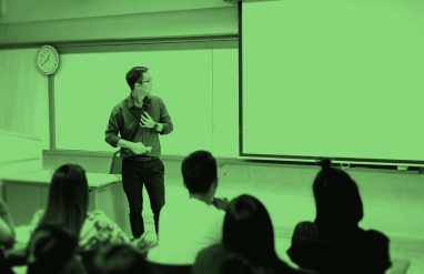 teacher in classroom