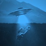 spaceship abducting truck