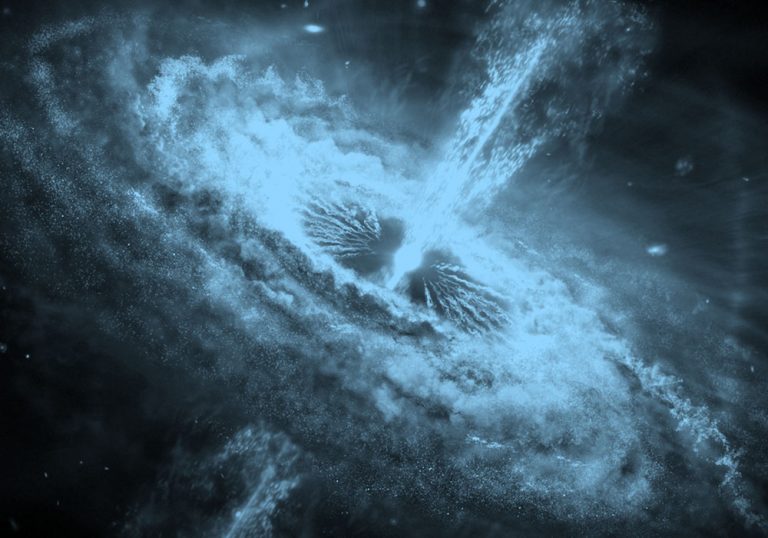 black hole blue filter