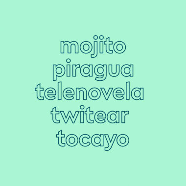 "mojito piragua telenovela twitear tocayo" in trending words treatment