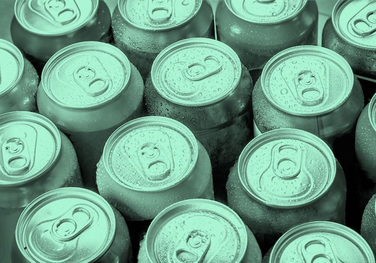 aluminum cans green filter