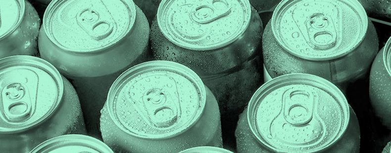 aluminum cans green filter