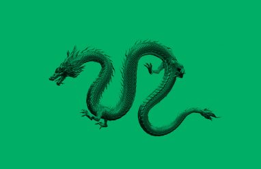 dragon, green filter
