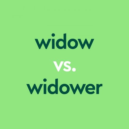 Widow vs. Widower: What's The Difference?