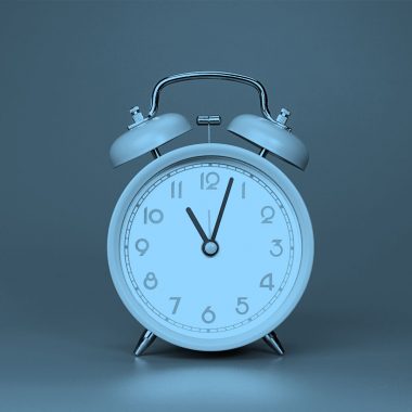 alarm clock, blue filter