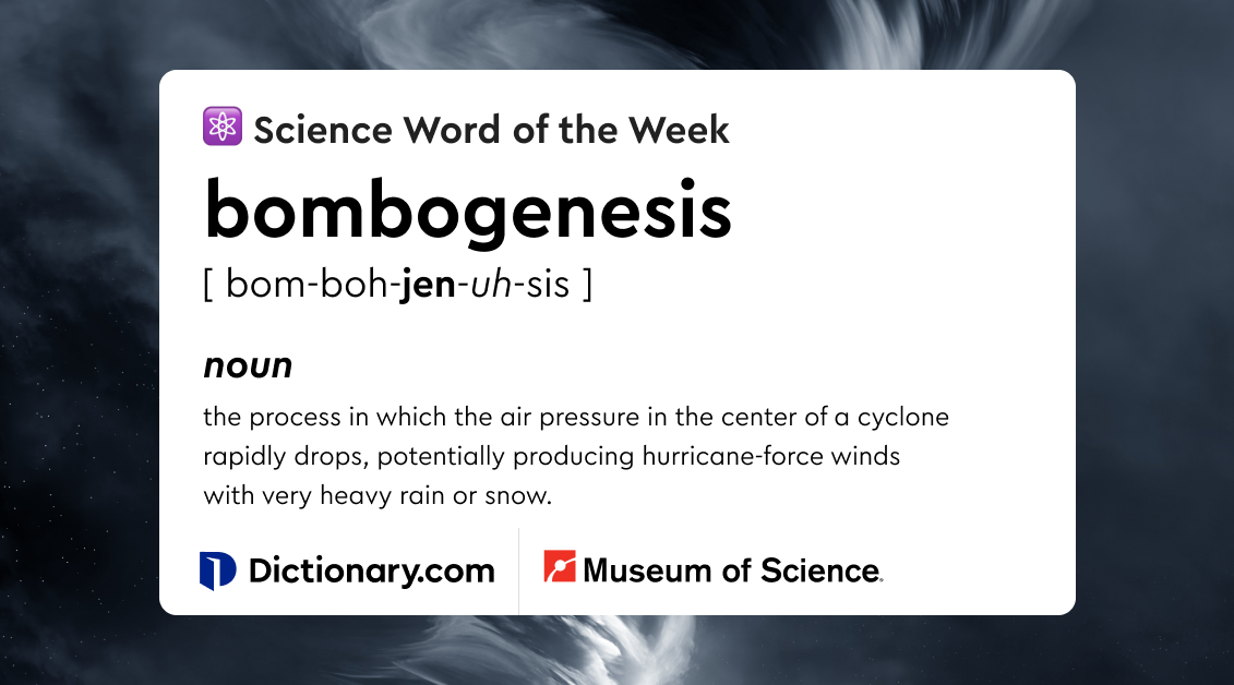 Word of the Day bombogenesis