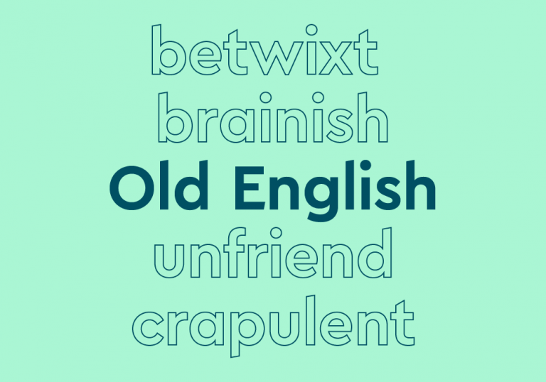 trending words treatment old english; aqua